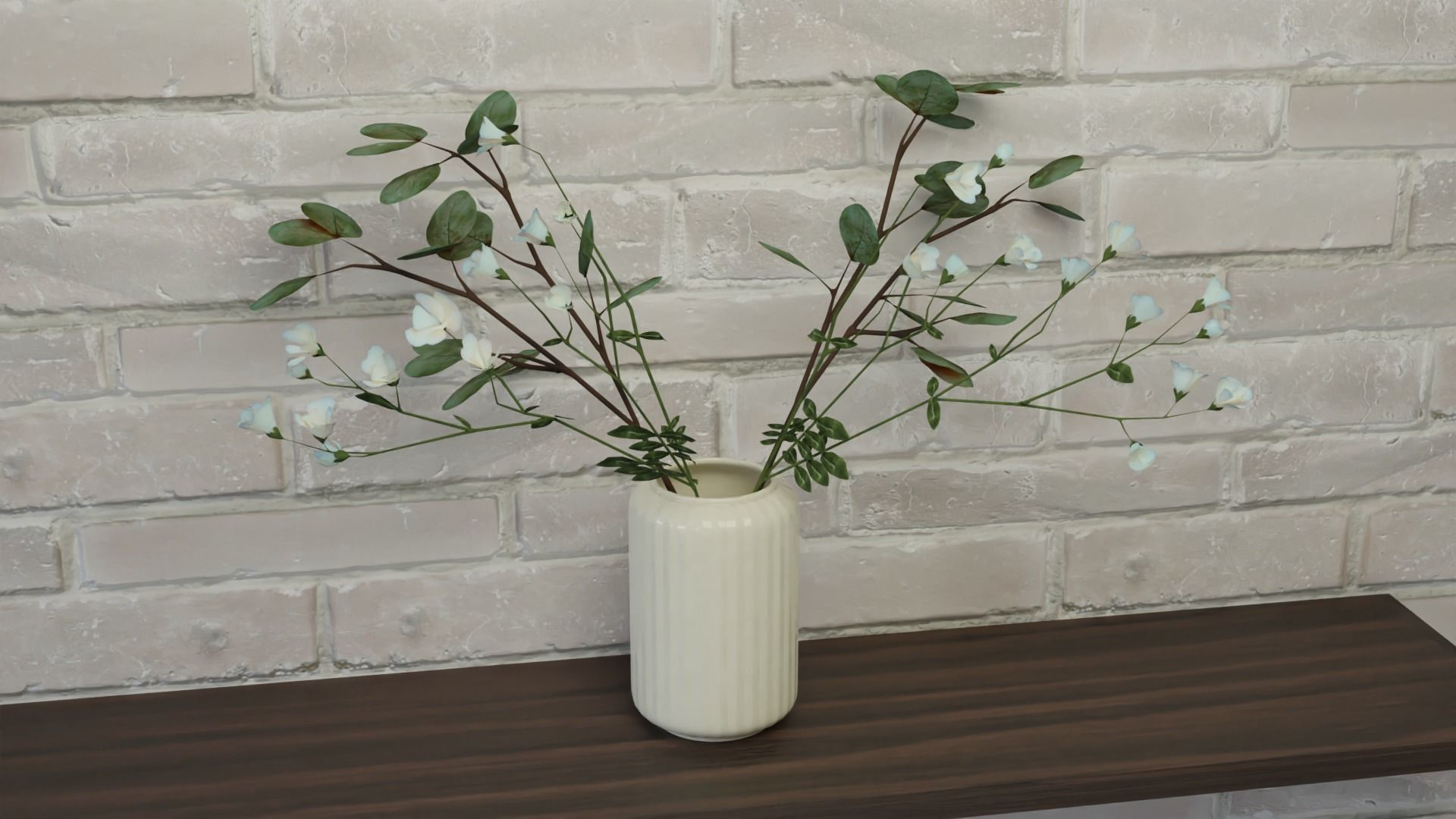 Artificial Indoor Plant 3D model_3