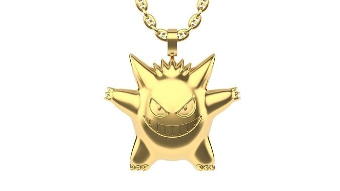 Gengar pendant 40 mm 3D print model