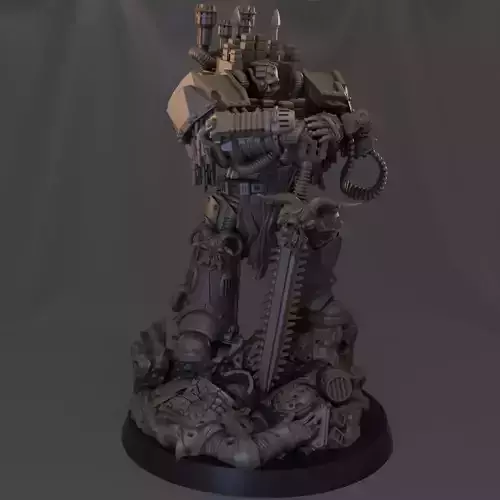 Chaos Lord of Iron 3D print model