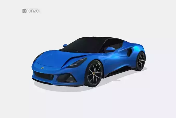 Lotus Emira 2023 Low-poly 3D model