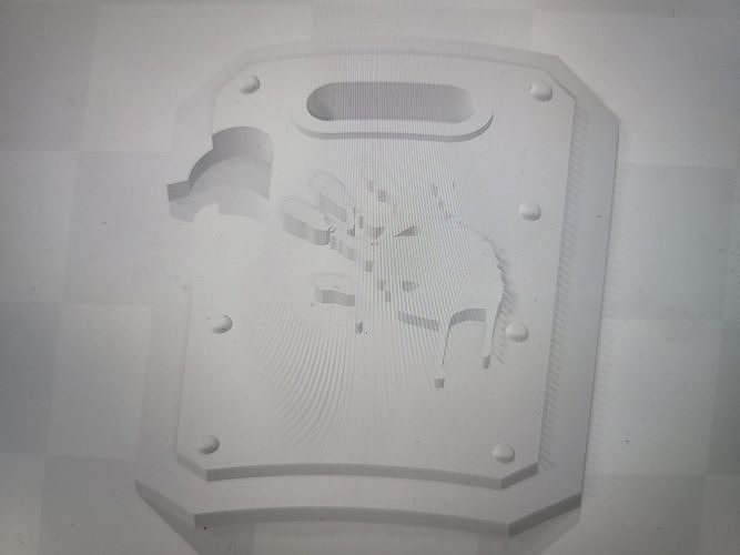 night creep boarding shields 3D model