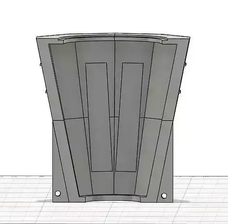 28 cm tall cement pot mold