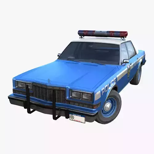 80s NY police car