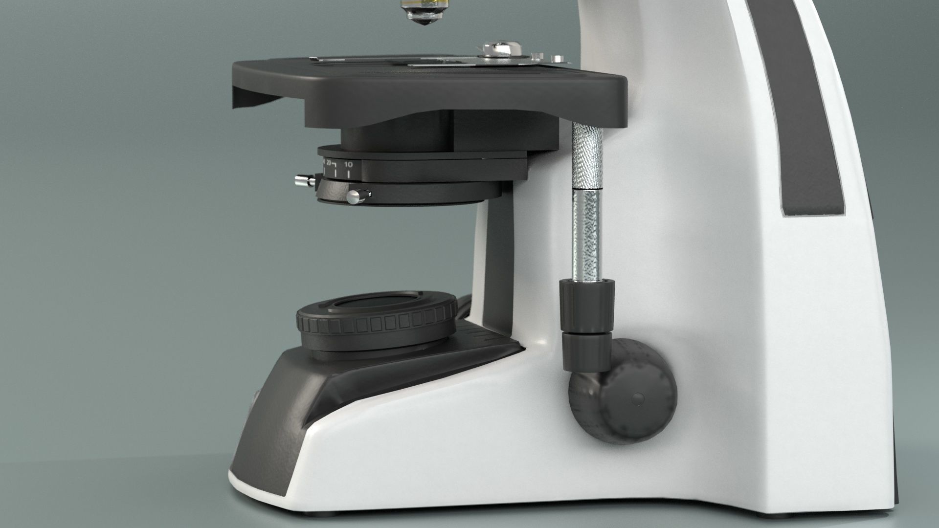 Microscope Infinity - PBR Asset Low-poly Low-poly 3D model_2