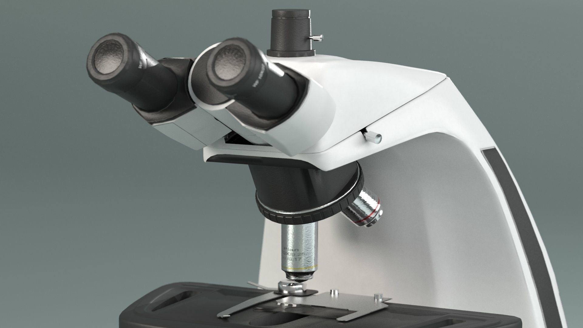 Microscope Infinity - PBR Asset Low-poly Low-poly 3D model_1