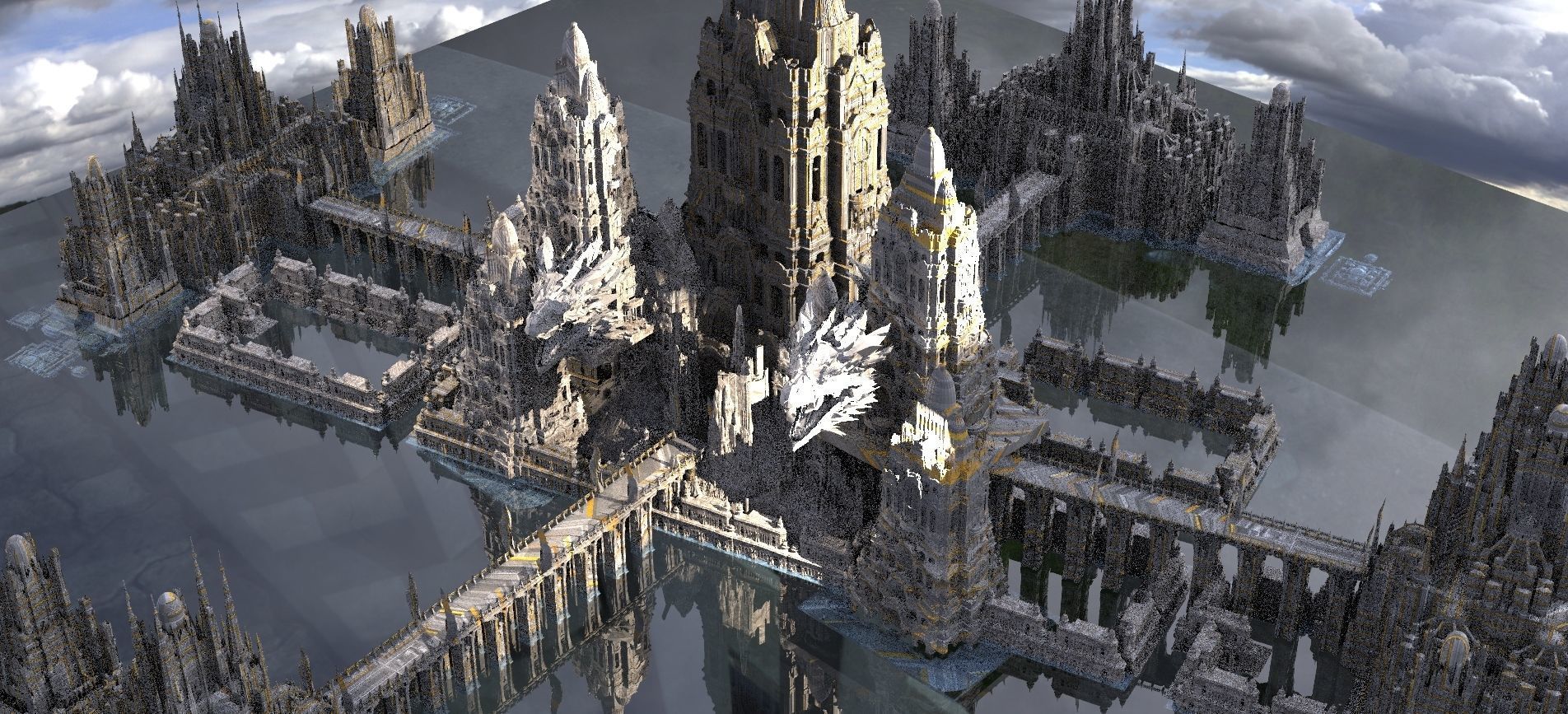 Tengu Ancient japan City Kit bash 2 3D model_1