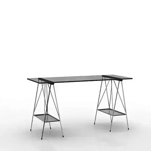 Modern Metal Desk 3D model