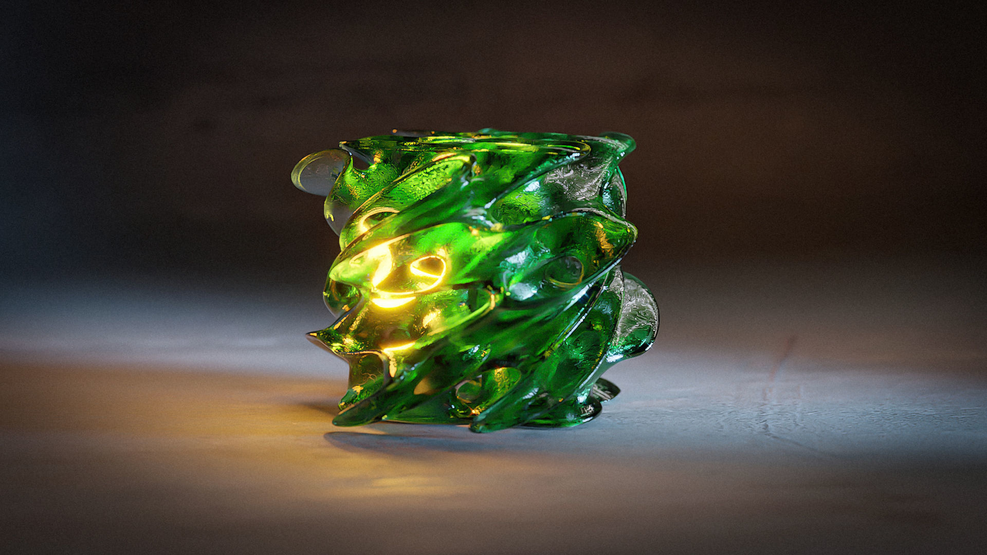 Twisted Gyroid Minimal Surface  3D print model_2