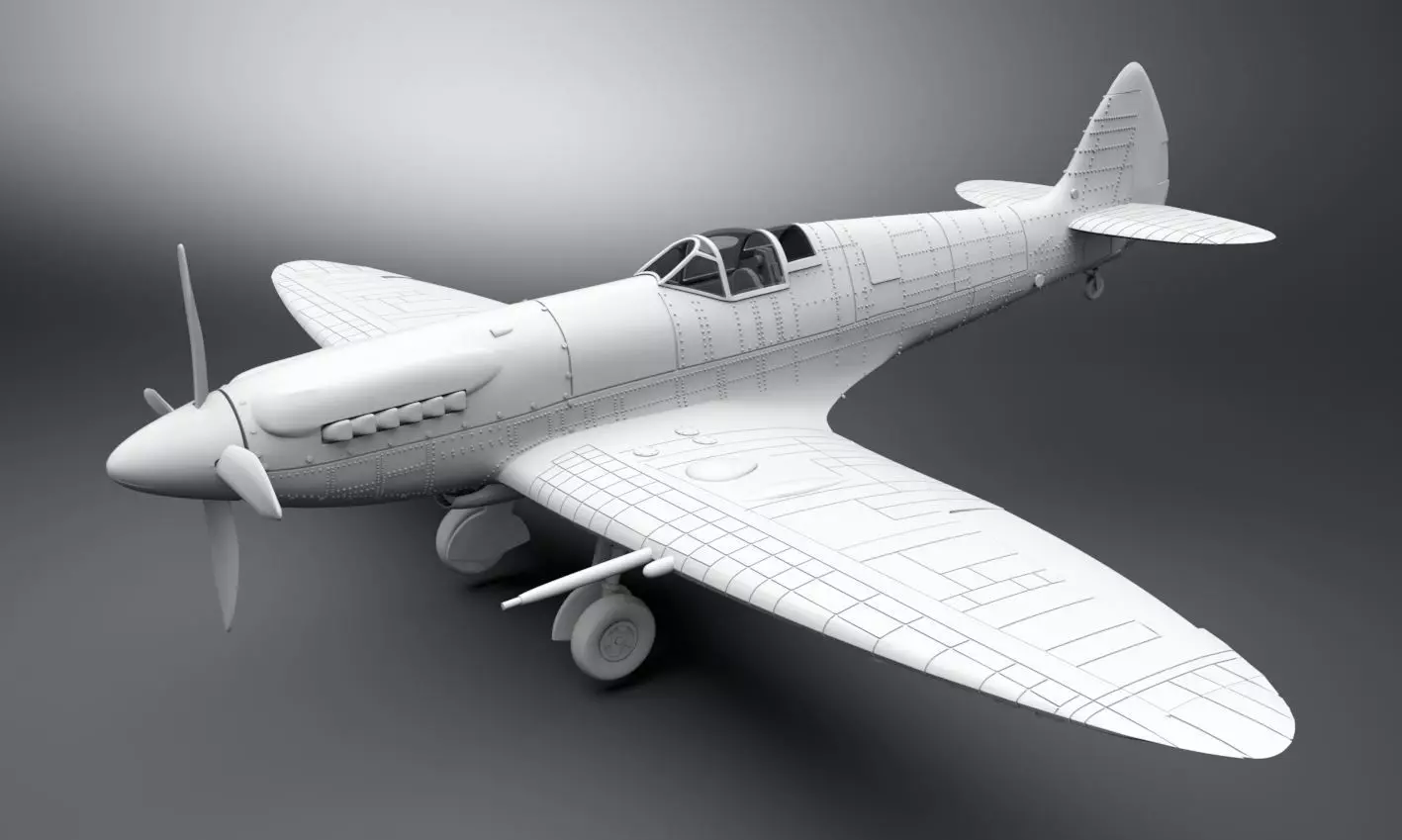 Spitfire scale model 3D print model