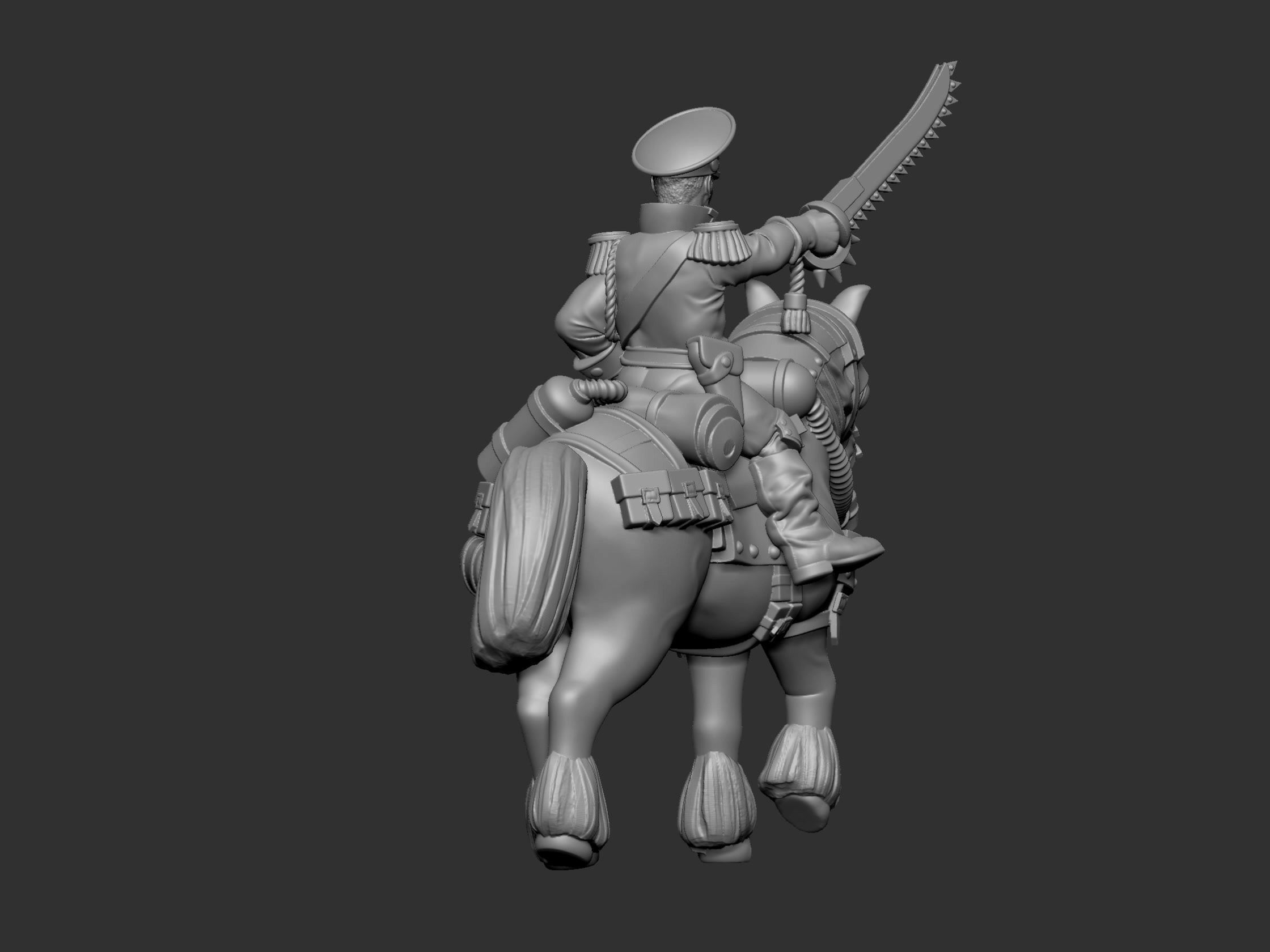 War horses 3D print model_26