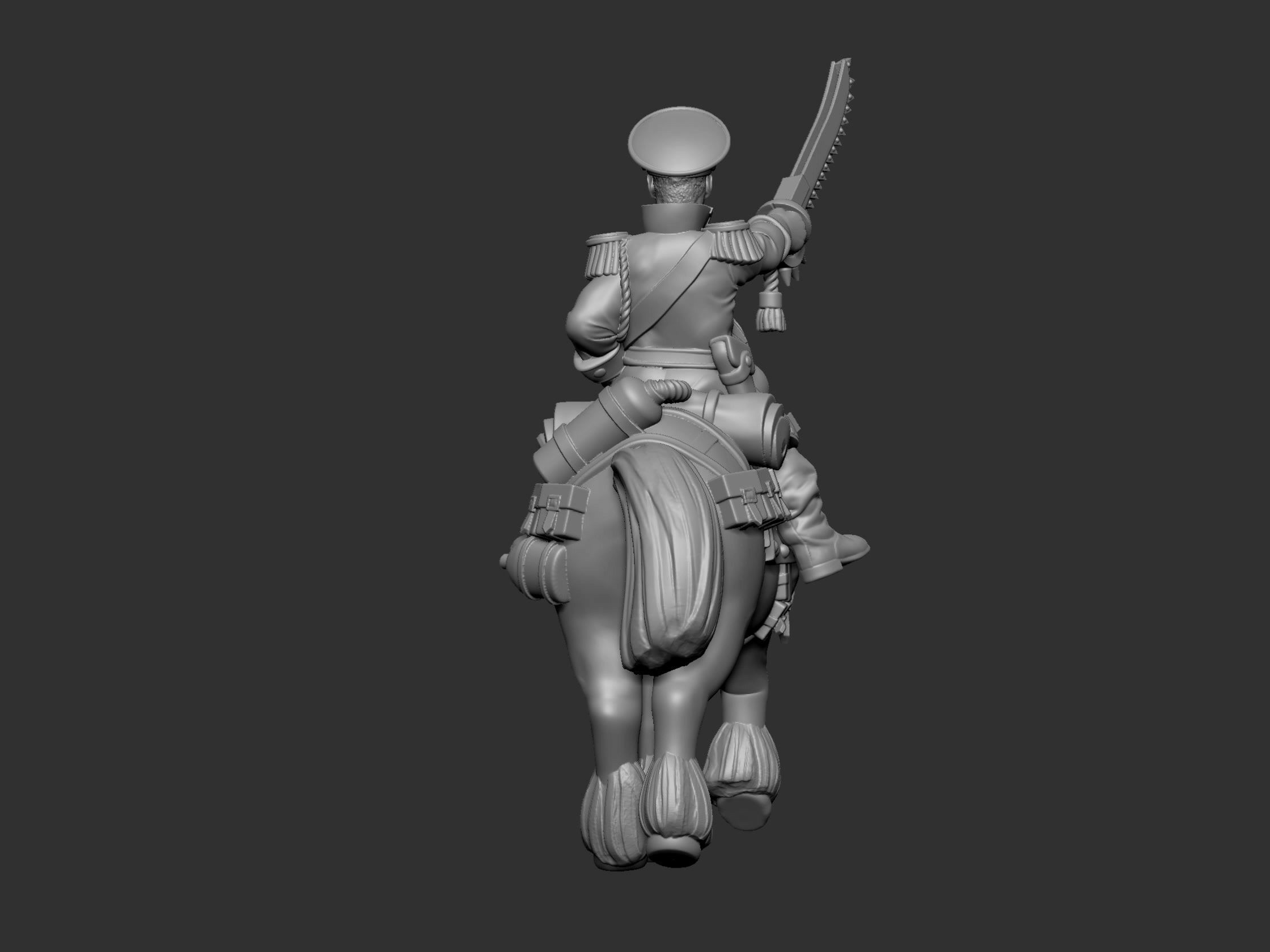War horses 3D print model_16