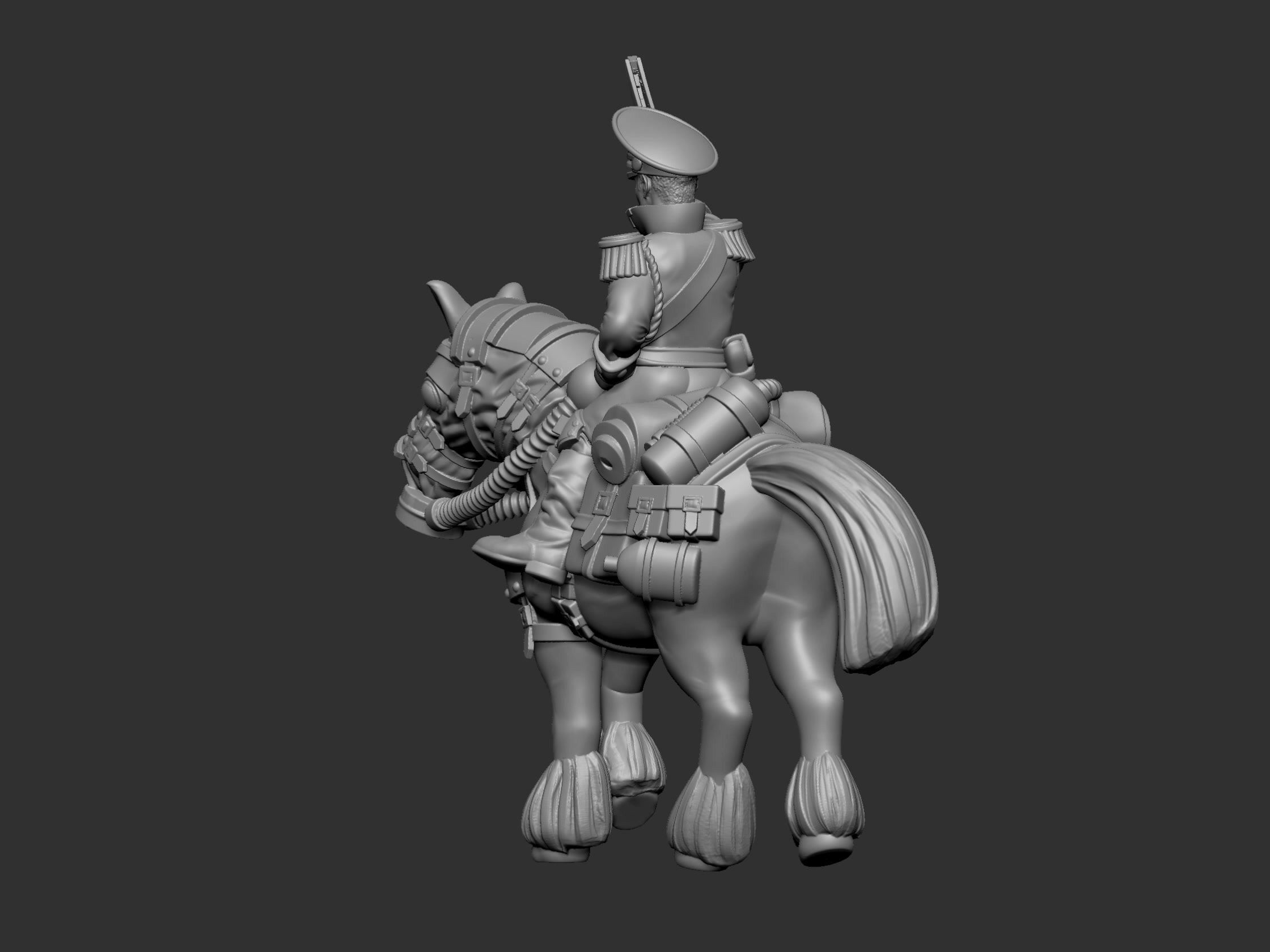 War horses 3D print model_19
