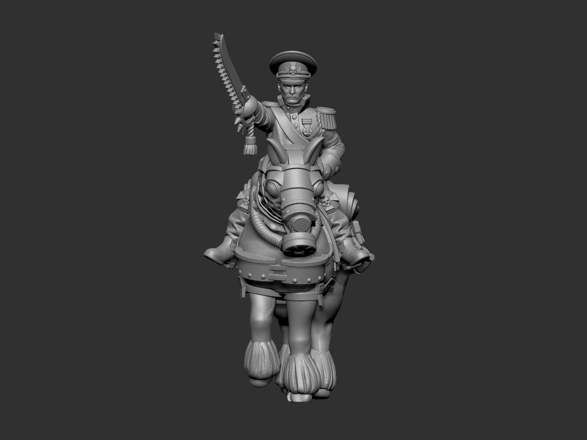 War horses 3D print model_8