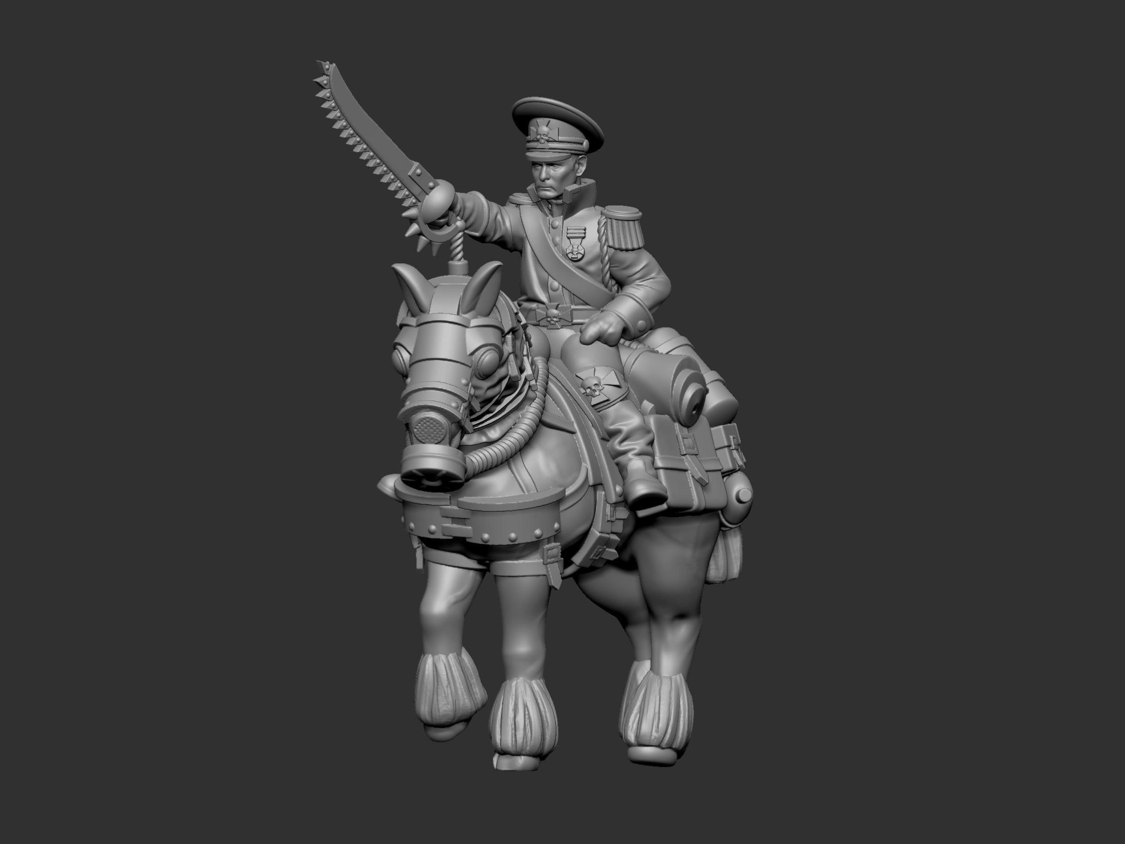 War horses 3D print model_13