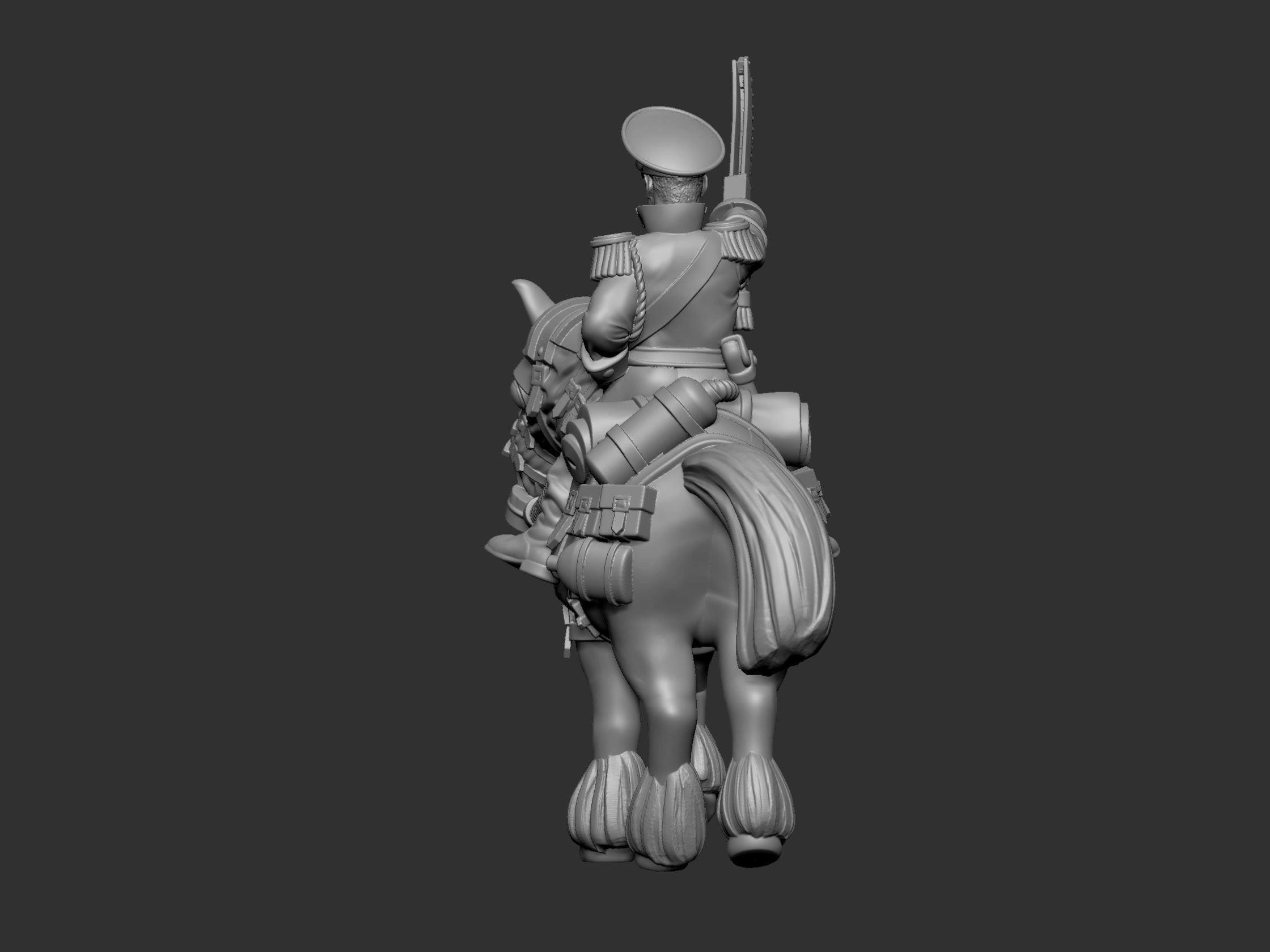War horses 3D print model_30