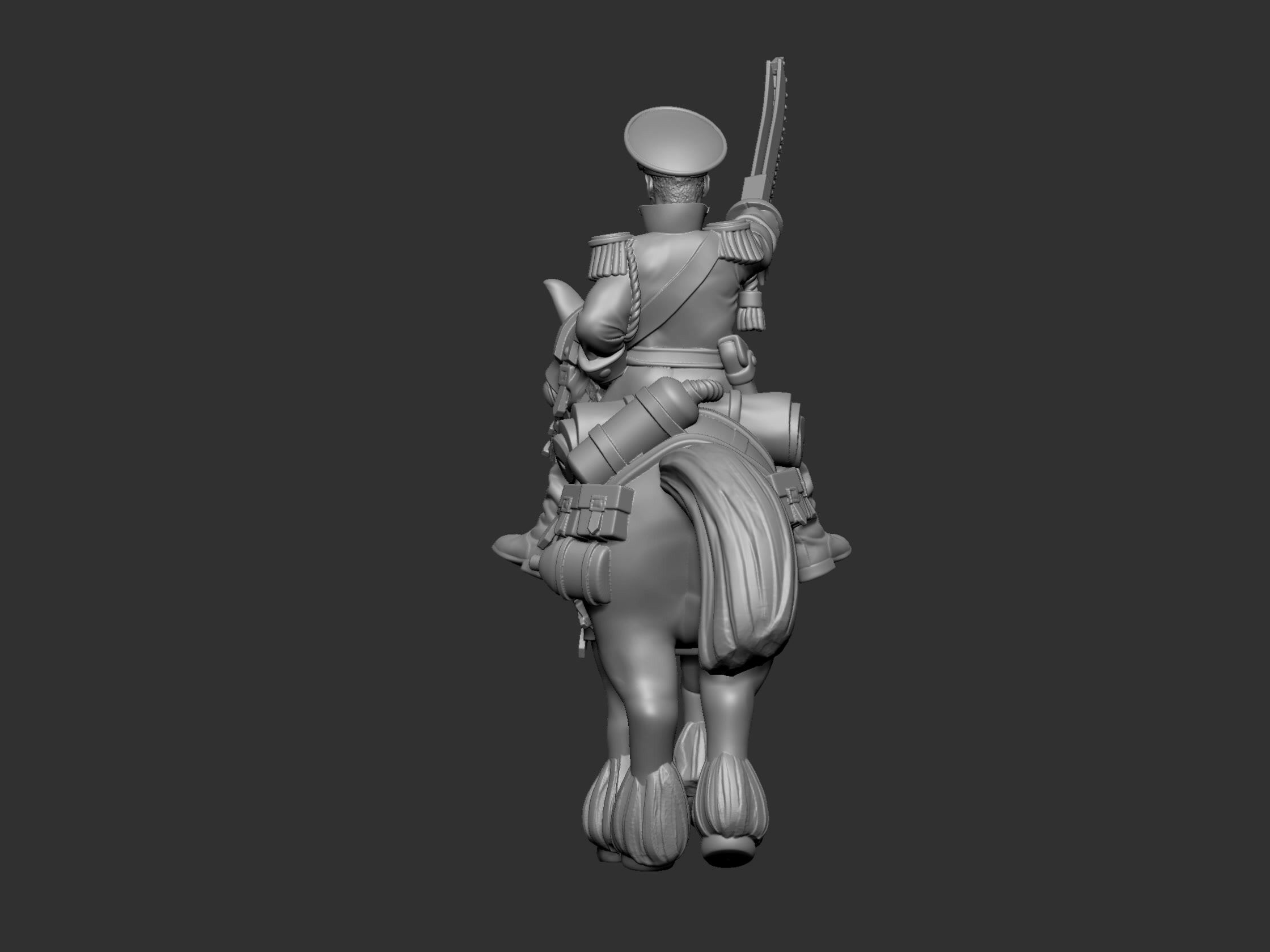 War horses 3D print model_24