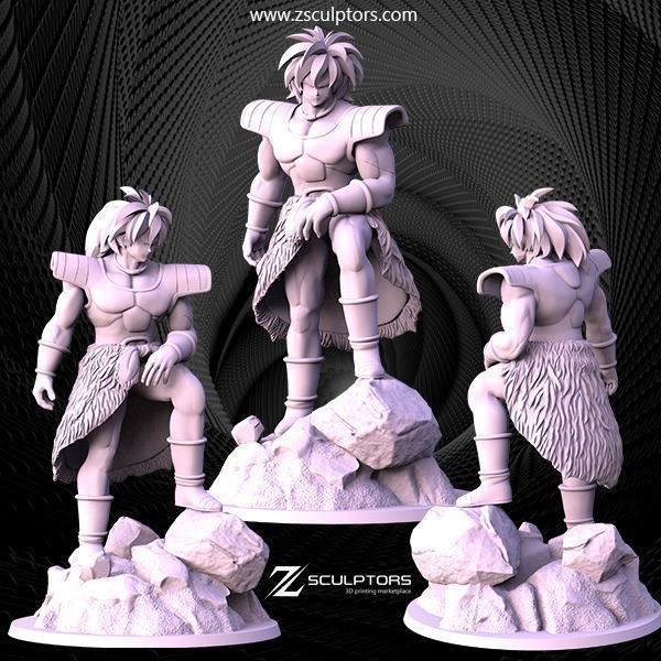 Broly and Chirai 3D print model_3