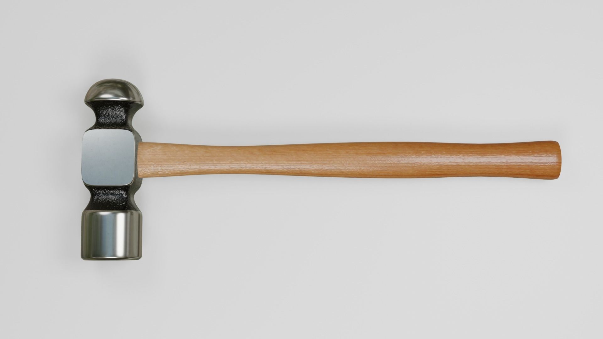 Cylinder Head Ball-Peen Hammer 3D model_2