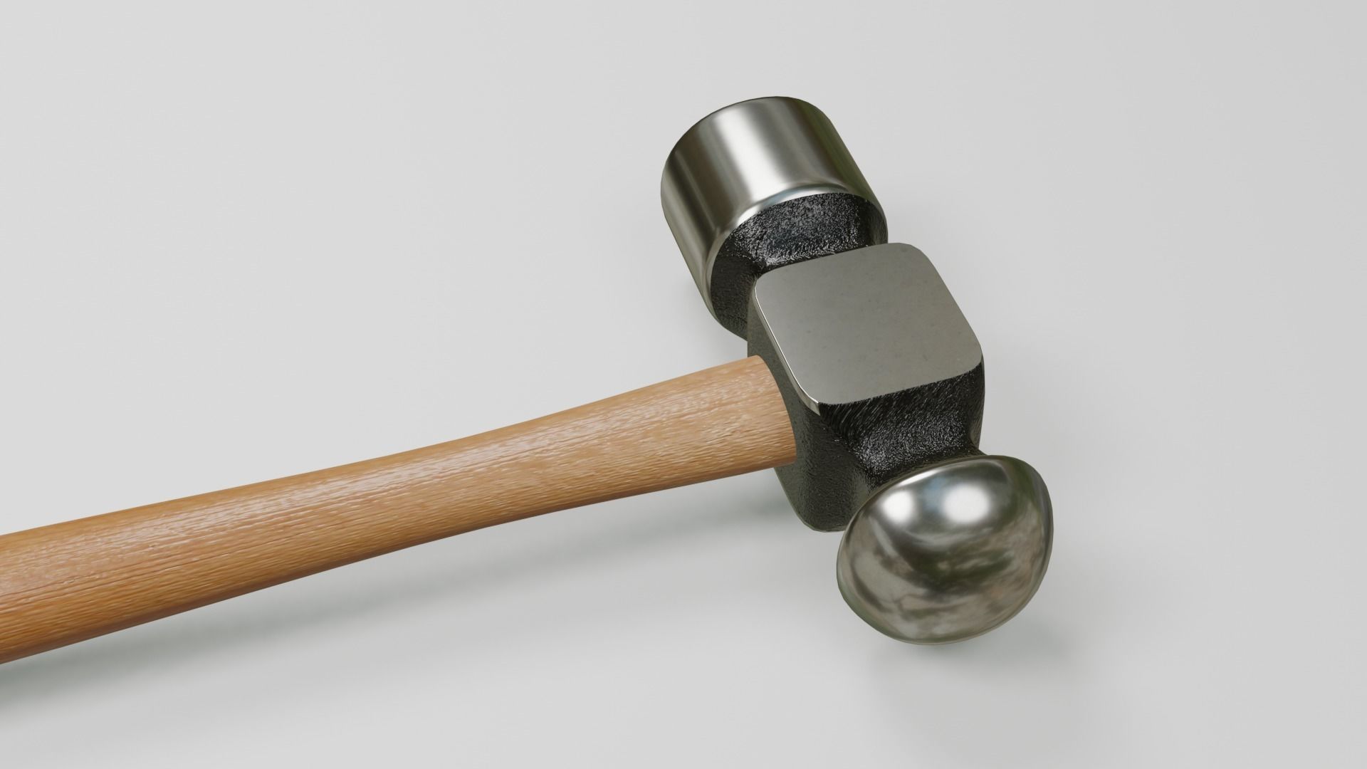 Cylinder Head Ball-Peen Hammer 3D model_4