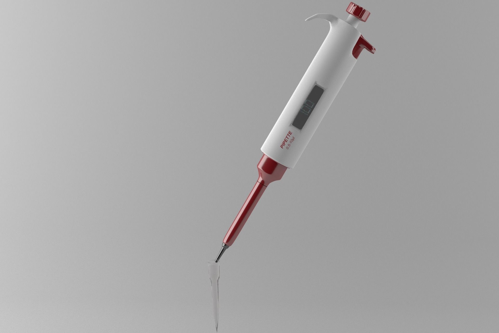 Micropipette medical thermometer 3D model 3D printable | CGTrader
