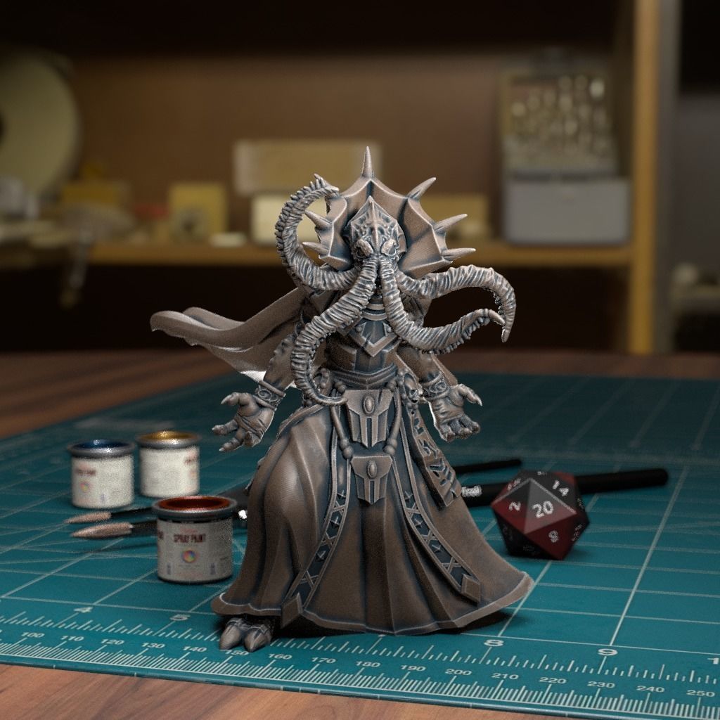 BrainFlayer 01 - Pre-supported 3D print model_1