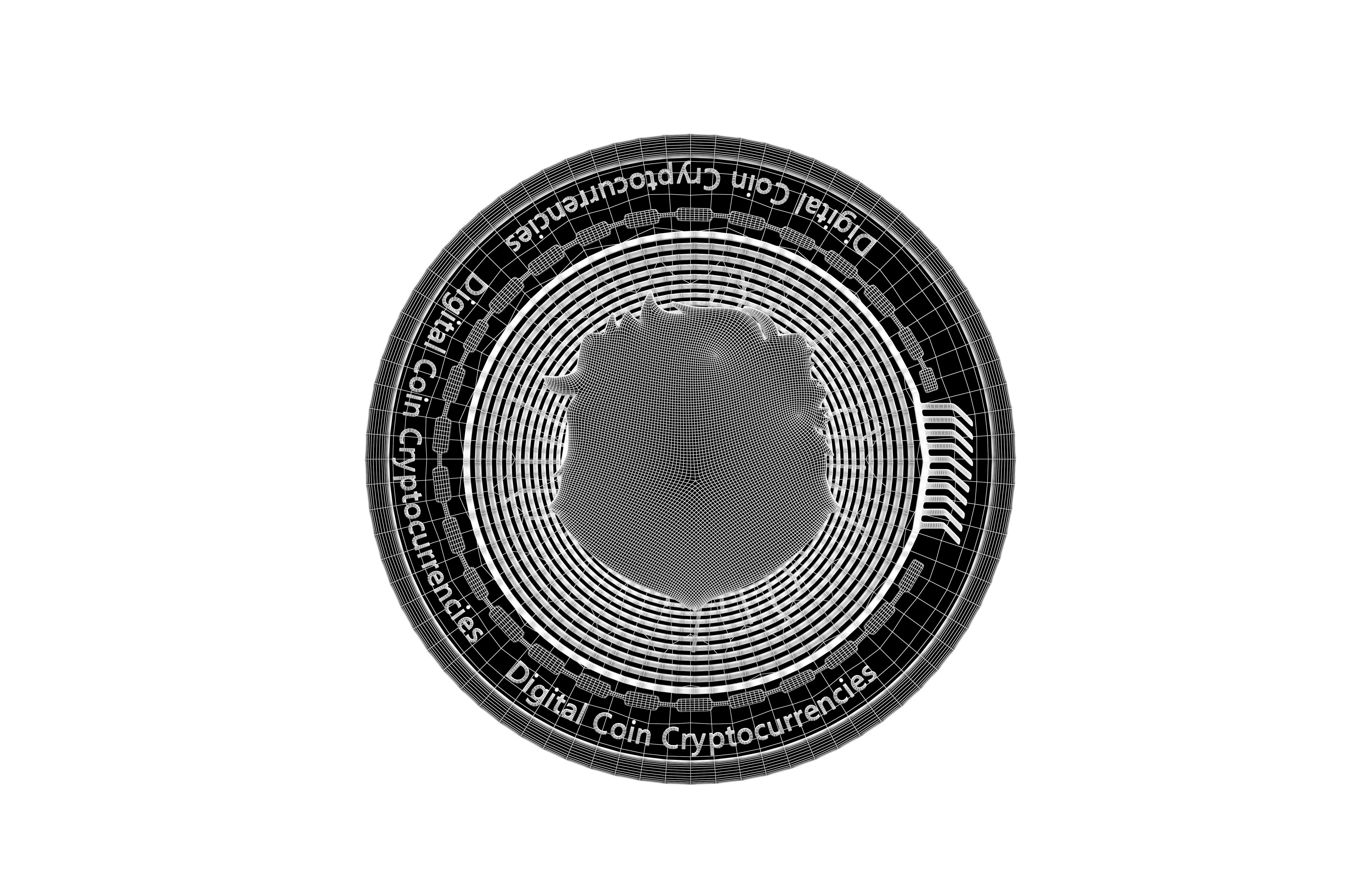 Dogelon Mars Coin v2 001 3D model_4