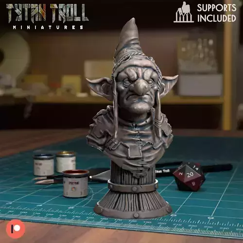 Goblin Chess Pawn - Pre-Supported