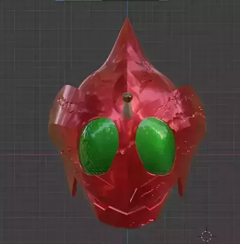 Kamen Rider Amazon Alpha 3D printable helmet
