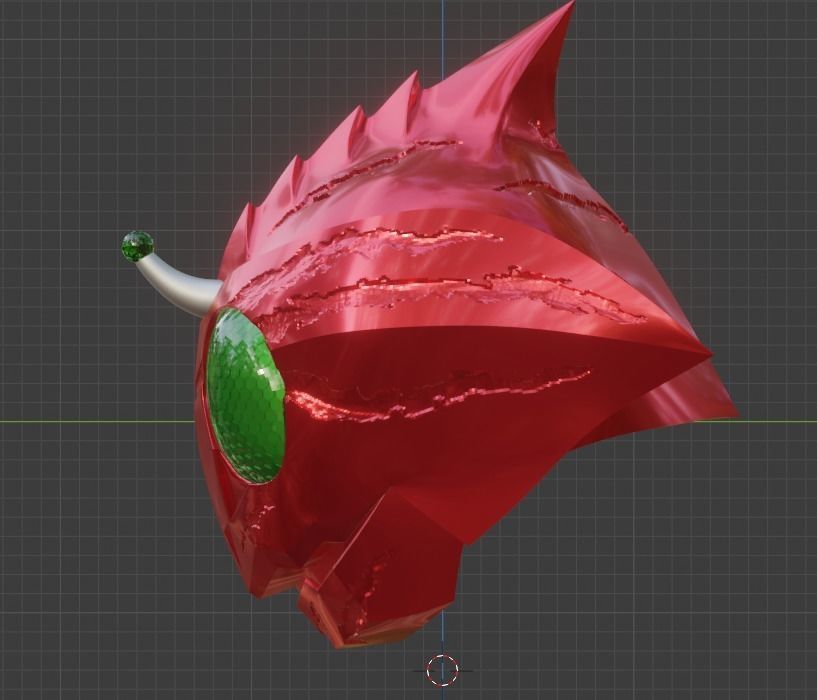 Kamen Rider Amazon Alpha 3D printable helmet 3D print model_1
