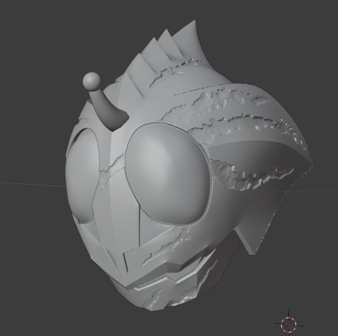 Kamen Rider Amazon Alpha 3D printable helmet 3D print model_8
