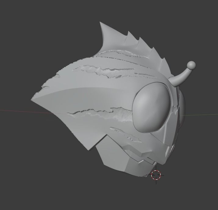 Kamen Rider Amazon Alpha 3D printable helmet 3D print model_7