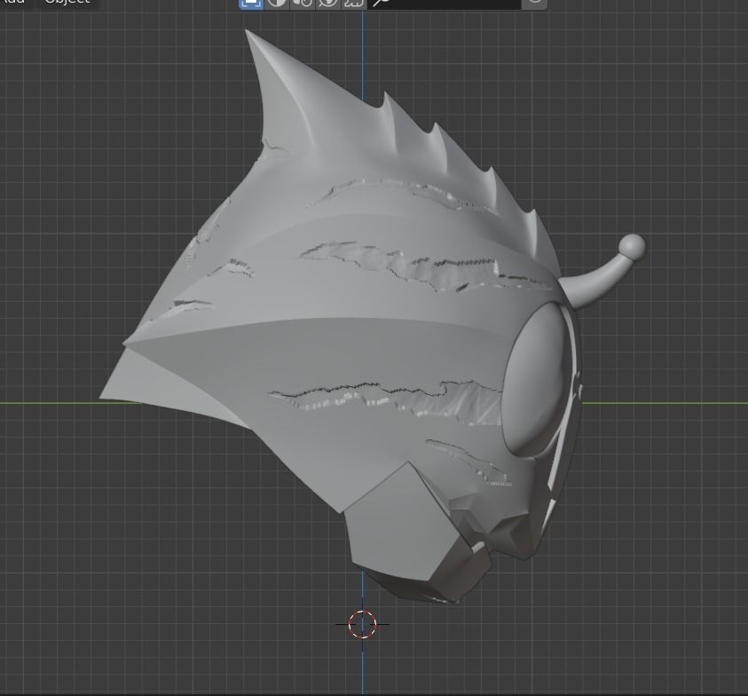 Kamen Rider Amazon Alpha 3D printable helmet 3D print model_5