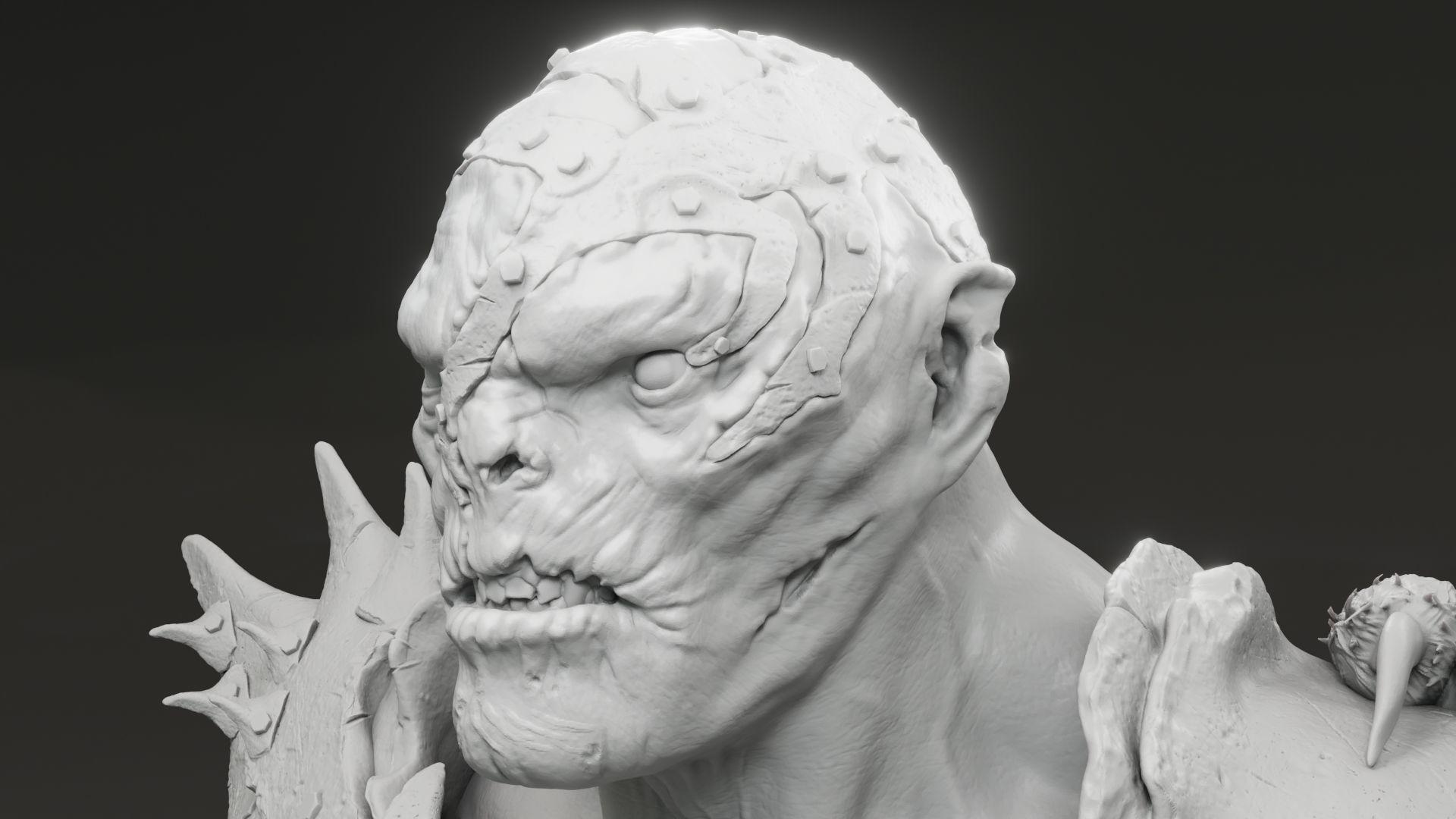 Lawrence Makoare - Bolg - The Hobbit The Desolation Of Smaug 3D print model_9