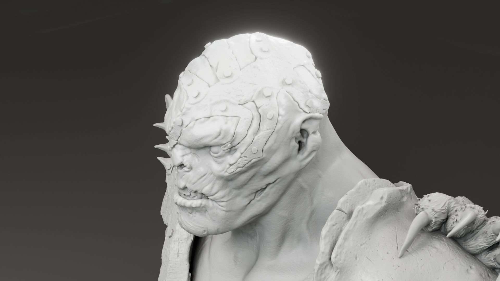 Lawrence Makoare - Bolg - The Hobbit The Desolation Of Smaug 3D print model_8