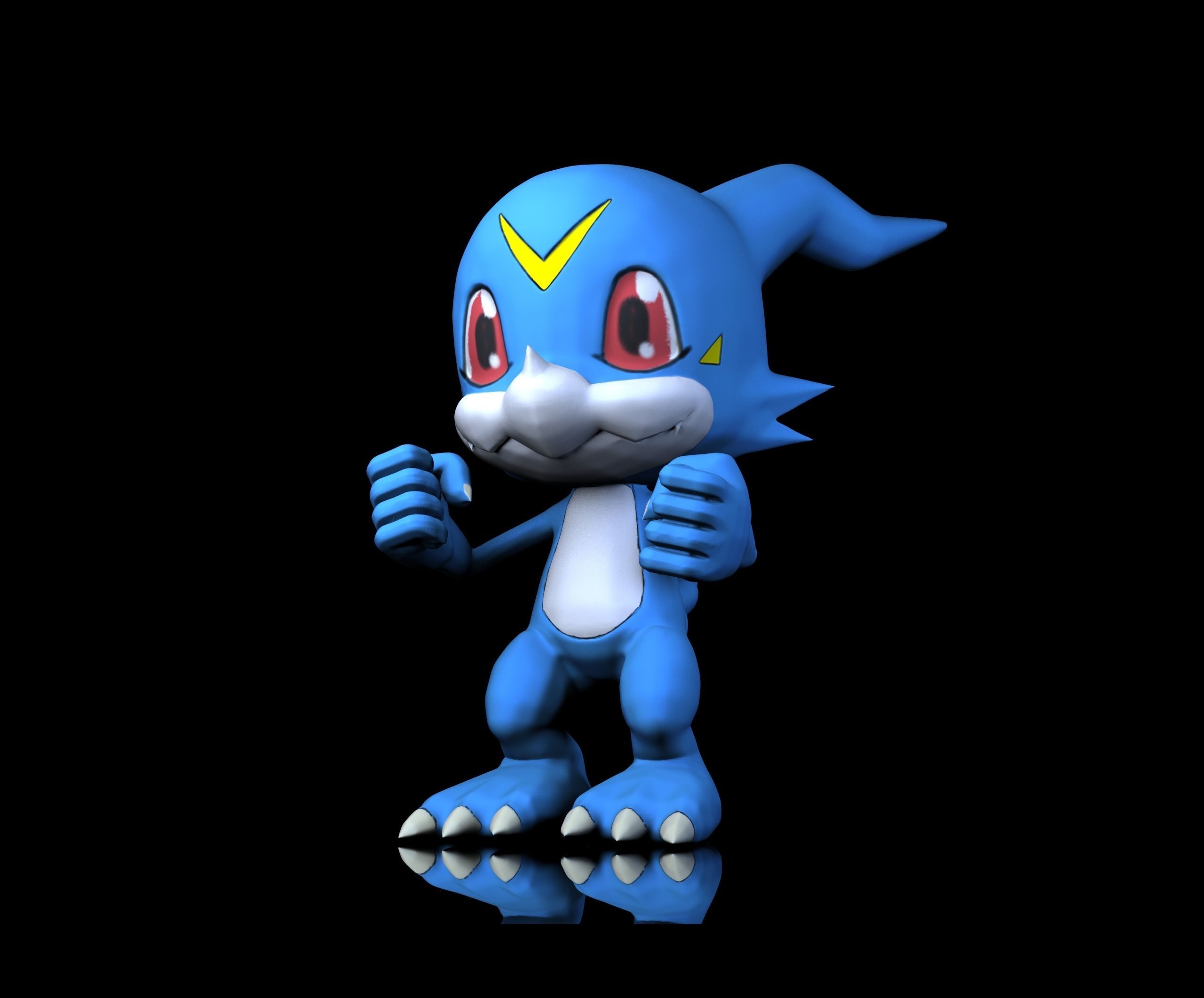 Digimon - Veemon 3D print model_1