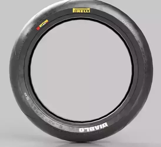 Pirelli Diablo Supercorsa SP  Low-poly 3D model