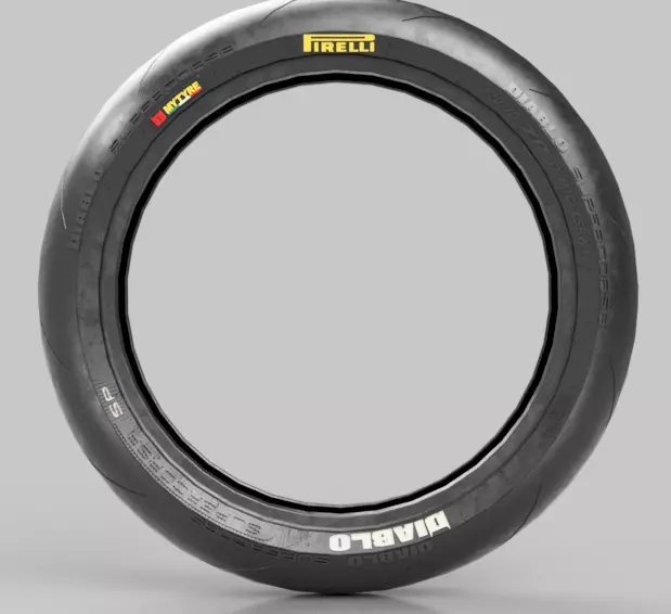 Pirelli Diablo Supercorsa SP  Low-poly 3D model_0