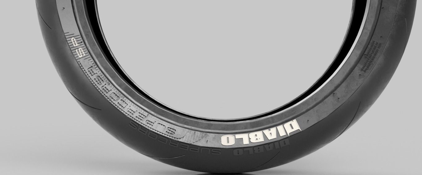 Pirelli Diablo Supercorsa SP  Low-poly 3D model_3