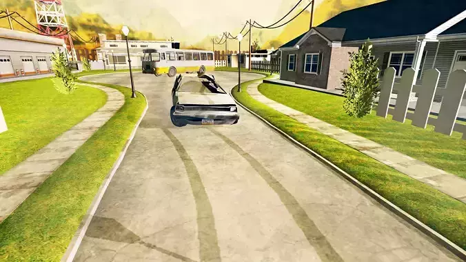  Nuke Town Game Environment