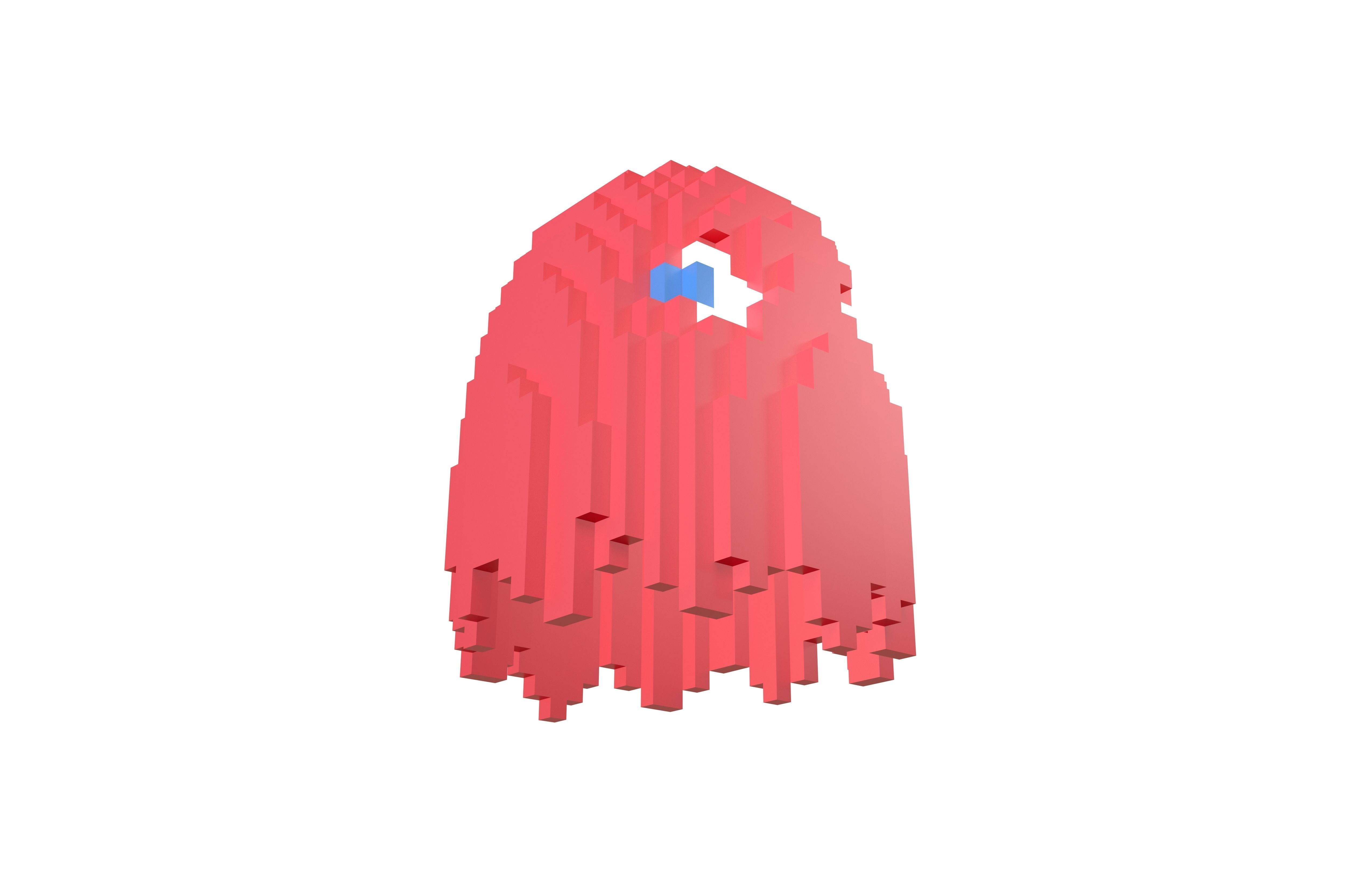 Voxel Blinky v1 001 Low-poly 3D model_3