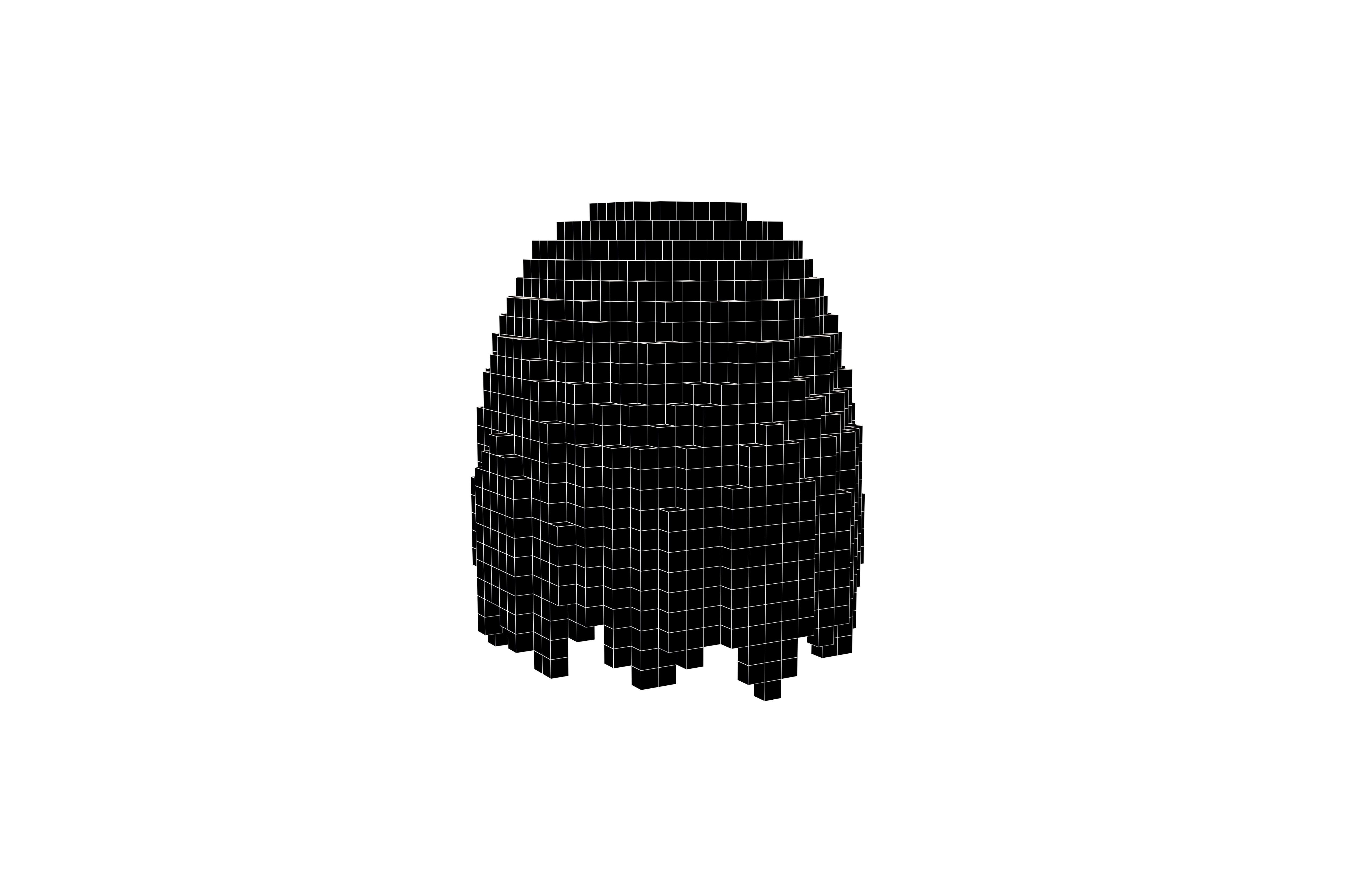 Voxel Clyde v1 001 Low-poly 3D model_4