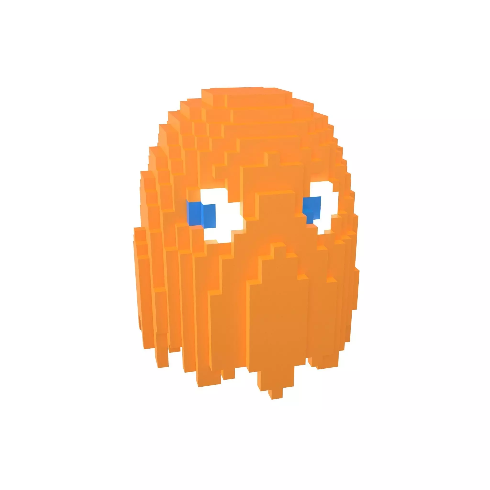Voxel Clyde v1 001 Low-poly 3D model_0