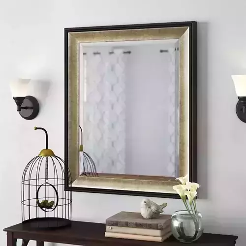 Randwick Beveled Bathroom-Vanity Mirror Low-poly 3D model
