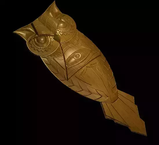 The Owl carving