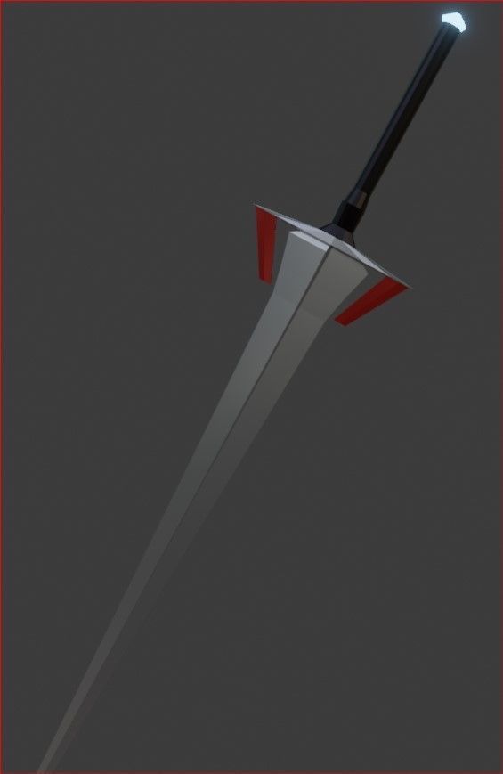 SWORD LOW POLY free VR / AR / low-poly 3D model | CGTrader