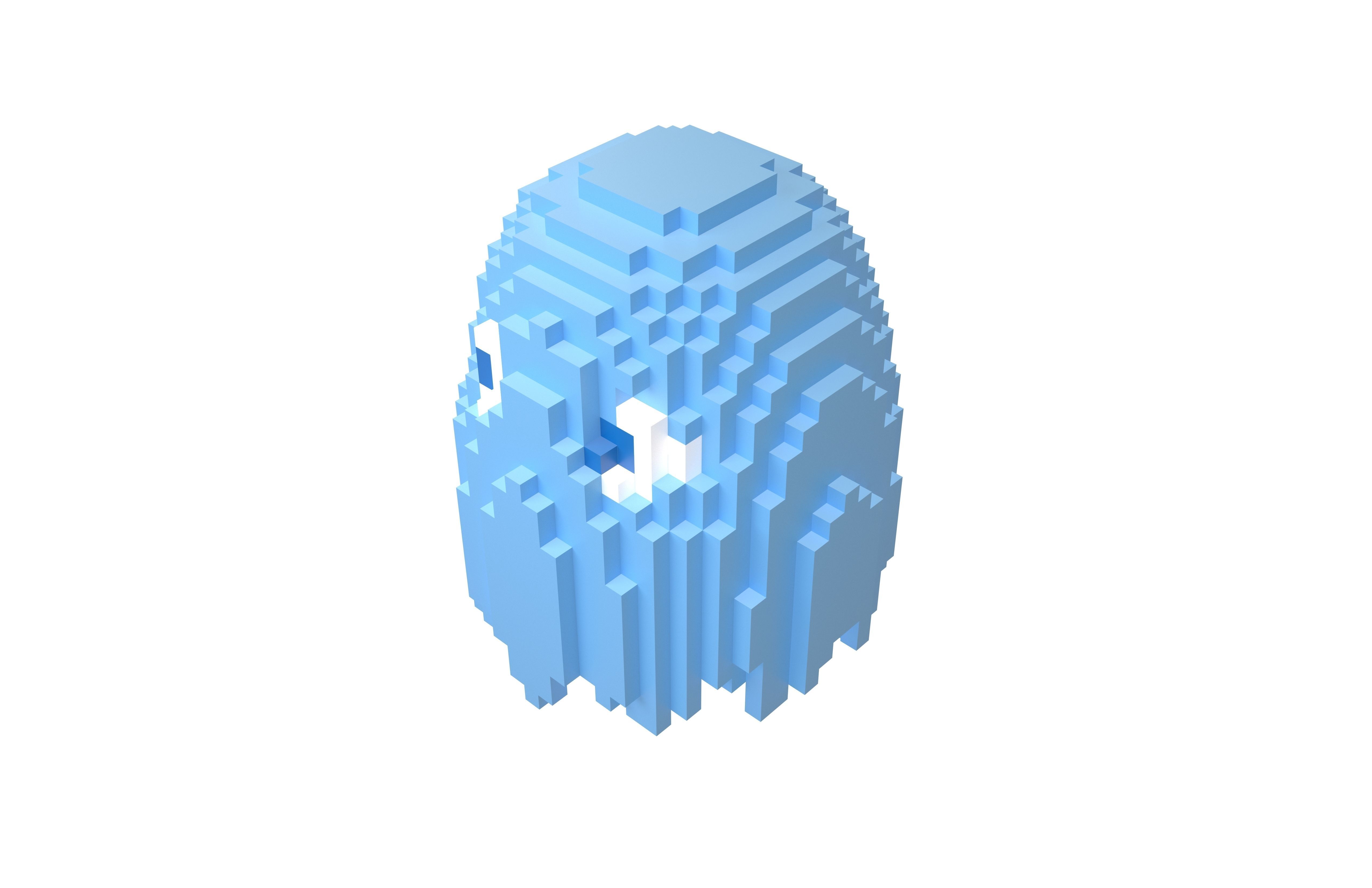 Voxel Iinky v1 001 Low-poly 3D model_3