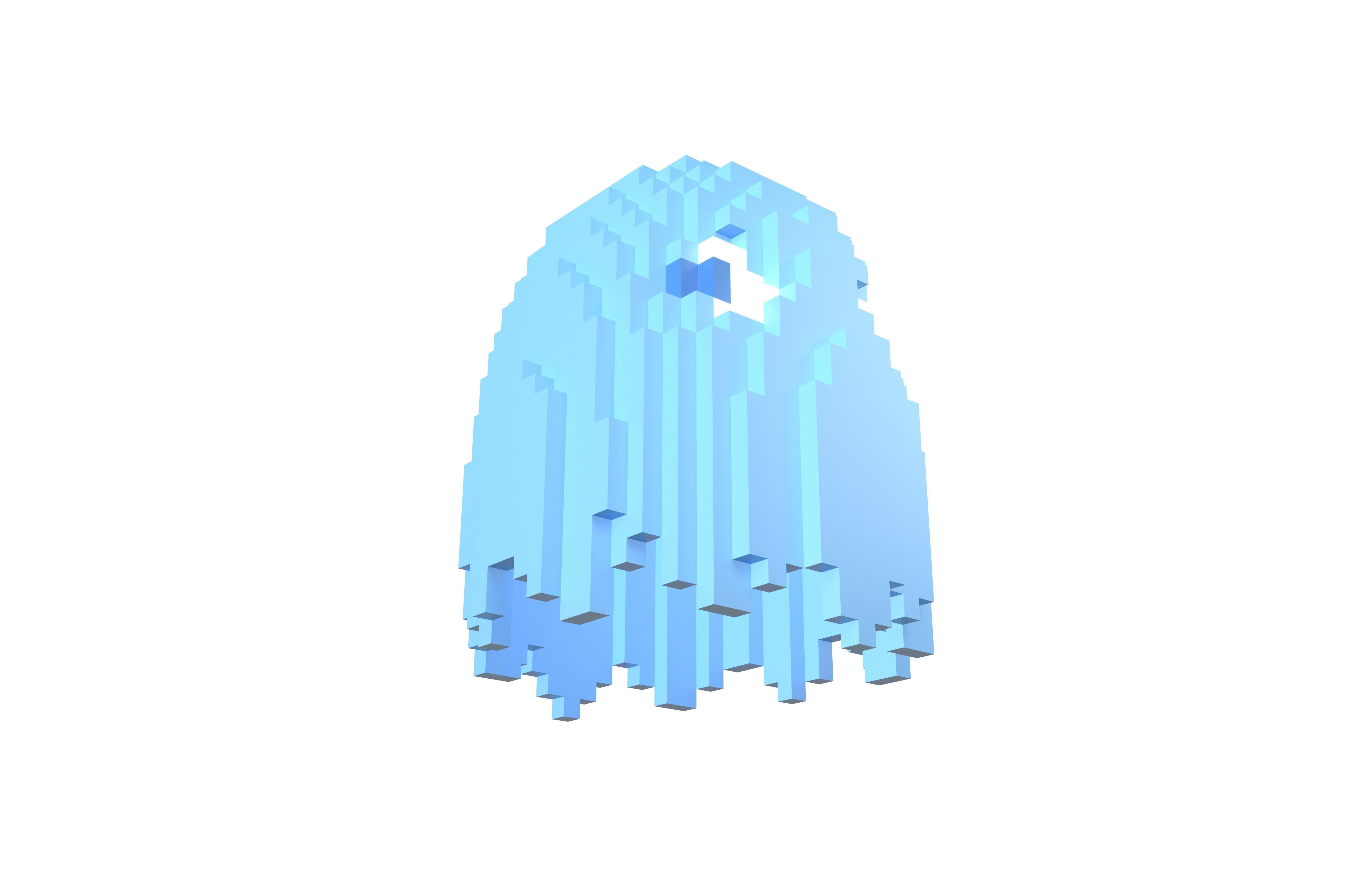 Voxel Iinky v1 001 Low-poly 3D model_1