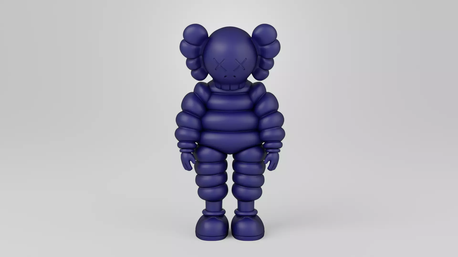 Kaws 3 toy figure 3D print model