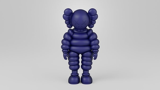 Kaws 3 toy figure 3D print model