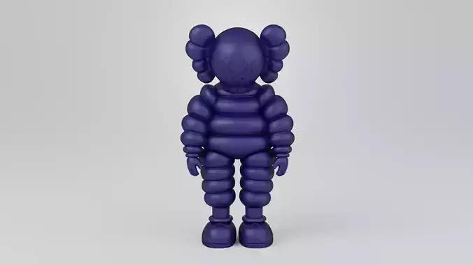 Kaws 3 toy figure 3D print model